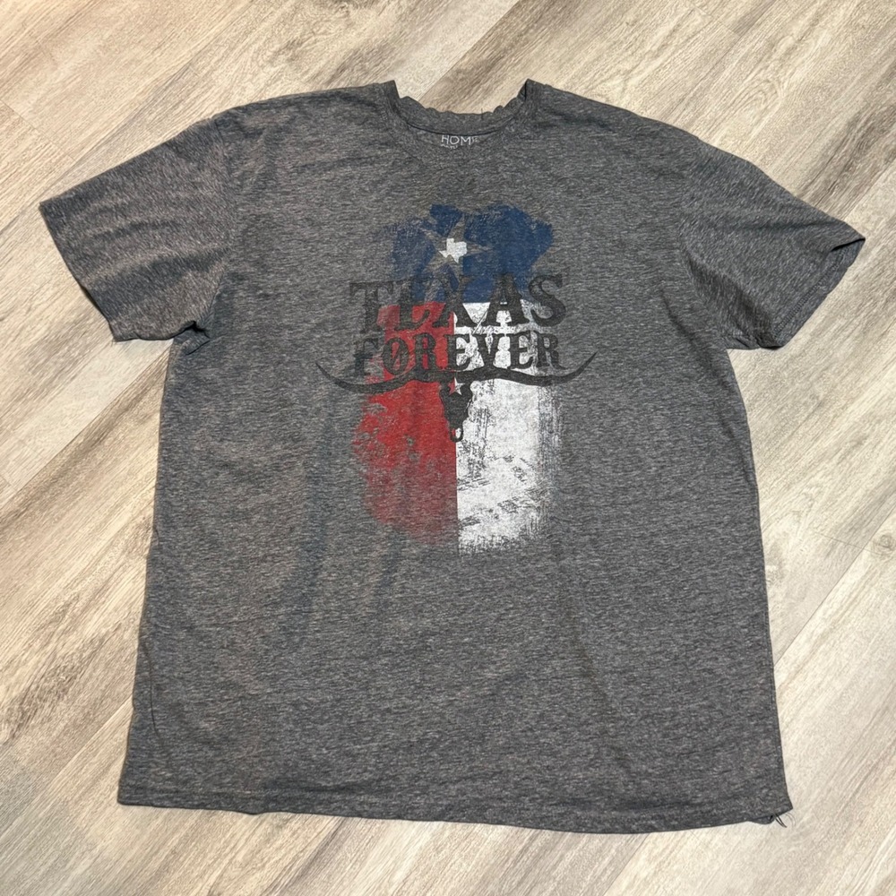 Home of The‎ Brave Texas Forever Graphic T-Shirt - XXL